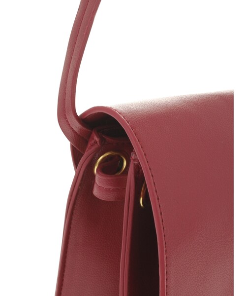 merry jenny（メリージェニー）の「シンプルフェイクレザーポシェット（バッグ・レディース・ブラック/レッド/グリーン・F）」の11枚目の写真