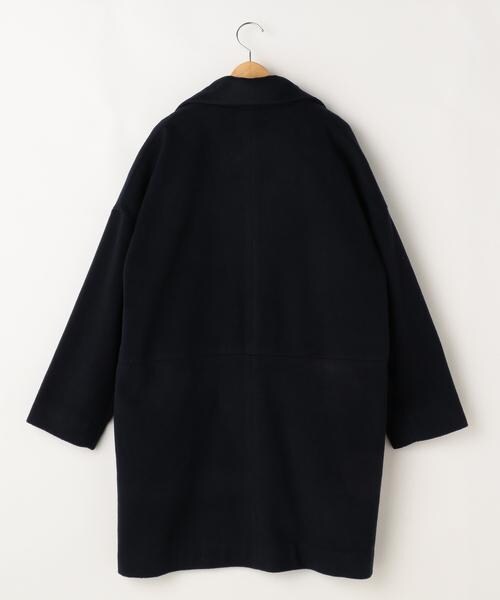 RAY CASSIN（レイカズン）の「バックルオーバーサイズコート（ジャケット/アウター・レディース・ネイビー/キャメル/杢グレー・FREE）」の4枚目の写真