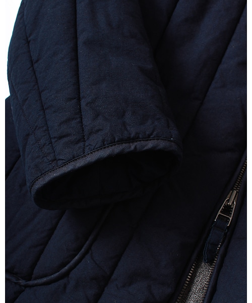 45R（フォーティファイブアール）の「インディゴキルティングブルゾン