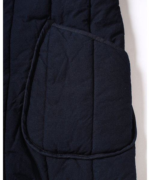 45R（フォーティファイブアール）の「インディゴキルティングブルゾン