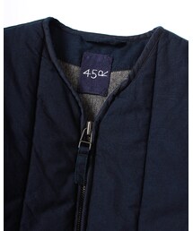 45R（フォーティファイブアール）の「インディゴキルティングブルゾン