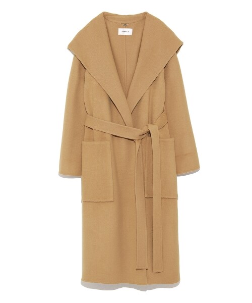 FRAY I.D（フレイアイディー）の「フードリバーロングコート（ウール