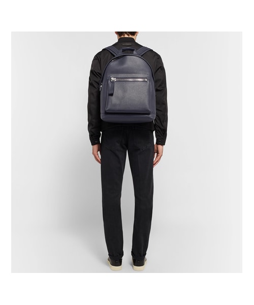 TOM FORD（トム フォード）の「TOM FORD Buckley Pebble-Grain Leather 