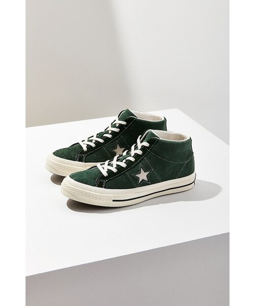 converse one star suede mid