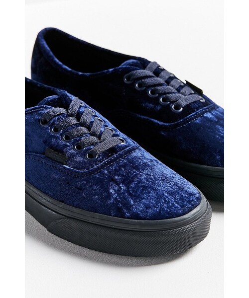 VANS（バンズ）の「Vans Velvet Authentic Sneaker（スニーカー・レディース・Blue・W 10/M 8.5/W 5/M 3.5/W 6.5/M 5/W 6/M 4.5/W 7.5/M 6/W 7/M 5.5/W 8.5/M 7/W 8/M 6.5/W 9.5/M 8/W 9/M 7.5）」の5枚目の写真