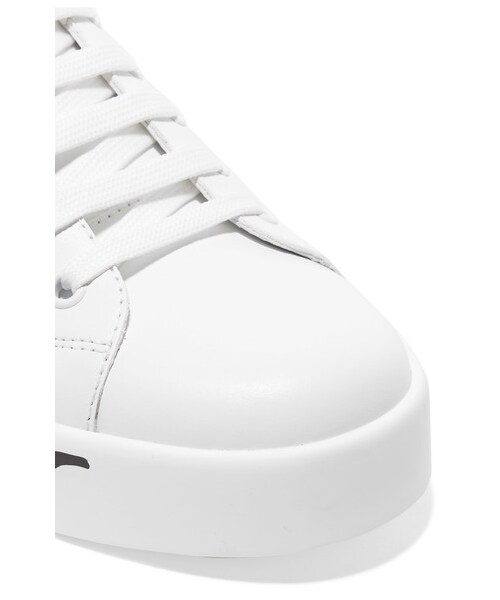 DOLCE&GABBANA(ドルチェアンドガッバーナ)の「Dolce & Gabbana - Painted Matte And Patent-leather Sneakers - White(スニーカー・レディース・White・IT37/IT39/IT38.5/IT36/IT40/IT39.5/IT37.5/IT35/IT38/IT36.5/IT41/IT35.5)」の2枚目の写真