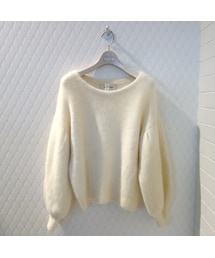 Lilly Lynque | LYLLY LYNQUE　袖ボリュームラクーンニット(ニット/セーター)