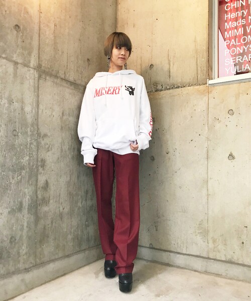 Ashley Williams MISERY クロップドパーカー Ashley Williams MISERY クロップドパーカー