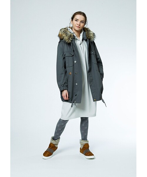 mercibeaucoup,（メルシーボークー）の「メルシーボークー、 / Ｂ：メルモッズ / コート（ジャケット/アウター・khaki 0○01○03○/navy 0○01○03○/gray 0○01○03○・サイズ,身丈,肩幅,身幅,袖丈,0,77.5,46,55,53.5,01,79,47.5,58,56.5,03,84.5,52,61.5,60,）」の11枚目の写真