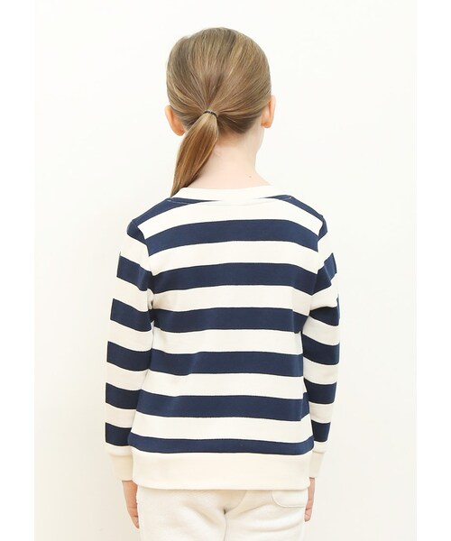 Design Tshirts Store graniph(デザイン ティーシャツ ストア グラニフ)の「ロング スリーブ スウェット B (P ロゴ パンダ)(その他・キッズ・ナチュラル・90/100/110/120/130)」の10枚目の写真