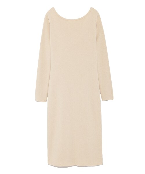 SNIDEL（スナイデル）の「バックデザインミドルワンピース（膝丈ワンピース・レディース・BEG/MST/BLK・F）」の12枚目の写真