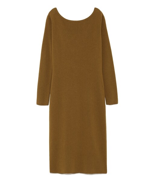 SNIDEL（スナイデル）の「バックデザインミドルワンピース（膝丈ワンピース・レディース・BEG/MST/BLK・F）」の2枚目の写真