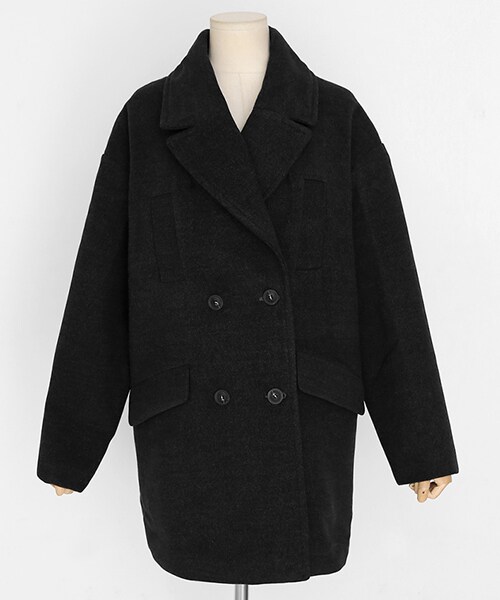 DHOLIC（ディーホリック）の「ダブルブレストミドル丈コート（その他
