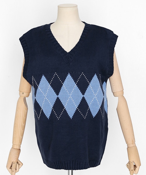 dholic ディーホリック citynwoman ダウンベスト ニット dholic ディー