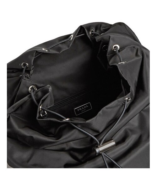 PRADA(プラダ)の「Prada Saffiano Leather-Trimmed Nylon Backpack(バックパック/リュック・メンズ・Black・one size)」の2枚目の写真