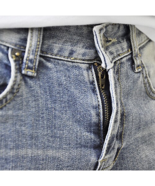 STYLISE（スタイライズ）の「デストロイデニム / MODEL.1 [STS-DESTROY-1-PNT]（デニムパンツ・メンズ・ブルー・S（28inc）/M（30inc）/L（32inc）/XL（34inc））」の13枚目の写真