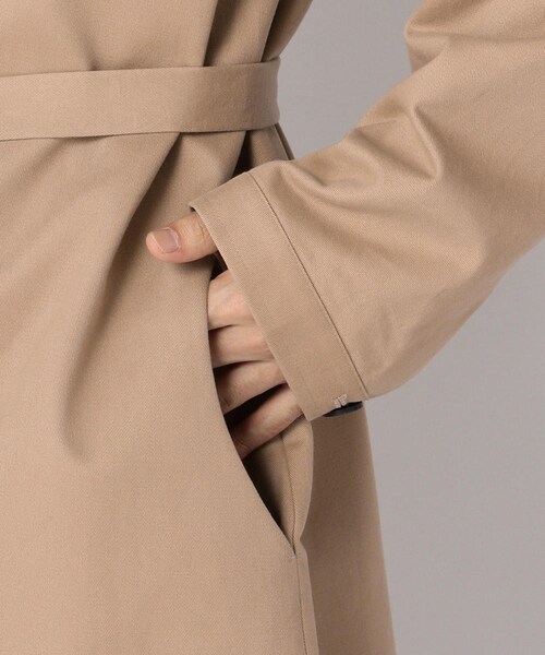 edwina horl エドウィナホール ダッフルコート Edwina Horl] HBB BASTARD COAT ジャンボアメフラシ Navy エドウィナ