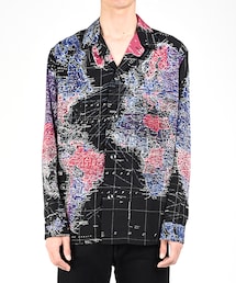 LAD MUSICIAN 地図柄 長袖シャツ l_2324108_25D.jpg