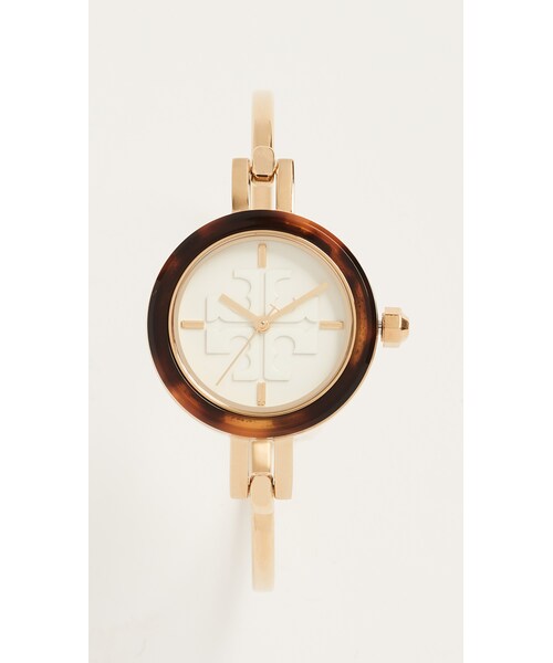 TORY BURCH(トリーバーチ)の「Tory Burch Gigi Bangle Watch, 28mm(アナログ腕時計・レディース・Gold・One Size)」の1枚目の写真