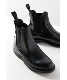 Dr.MartensドクターマーチンFlora Smooth Chelsea Bootsブーツ Flora Smooth Chelsea Boots in Black | Dr. Martens