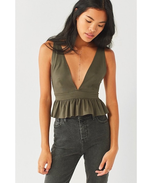 Urban outfitters peplum tank Clearance