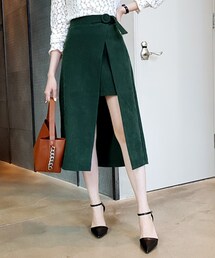 DHOLIC | ラップテイストアンバランスヘムスカート(スカート)