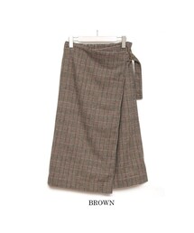 Sheson | Sheson(シーズン)セレクト ツイードチェックラップスカート(スカート)