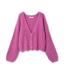 GRL | リブ編みVネックニットカーディガン(カーディガン/ボレロ)