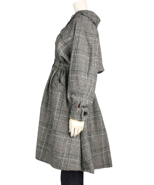 RANDA（ランダ）の「【2017AW新作】レディウエストマークコート/BB0856/Z1[1115]（ジャケット/アウター・レディース・ブラック/ブラウン/グレージュ・0/1）」の4枚目の写真