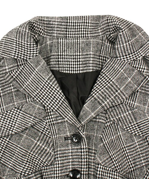 RANDA（ランダ）の「【2017AW新作】レディウエストマークコート/BB0856/Z1[1115]（ジャケット/アウター・レディース・ブラック/ブラウン/グレージュ・0/1）」の7枚目の写真