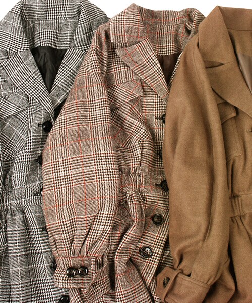 RANDA（ランダ）の「【2017AW新作】レディウエストマークコート/BB0856/Z1[1115]（ジャケット/アウター・レディース・ブラック/ブラウン/グレージュ・0/1）」の12枚目の写真