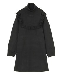 merry jenny | スクエアフリルニットワンピース(ワンピース/ドレス)