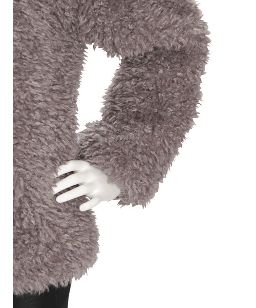 merry jenny（メリージェニー）の「ノーカラーエコファーコート（ジャケット/アウター・レディース・ブラック/ピンク/ラベンダー）」の14枚目の写真