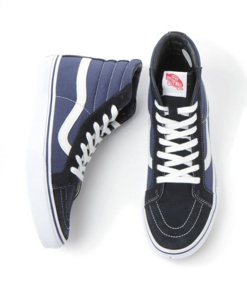 RAGEBLUE（レイジブルー）の「SK8-HI（シューズ・ブラック/ネイビー）」の2枚目の写真