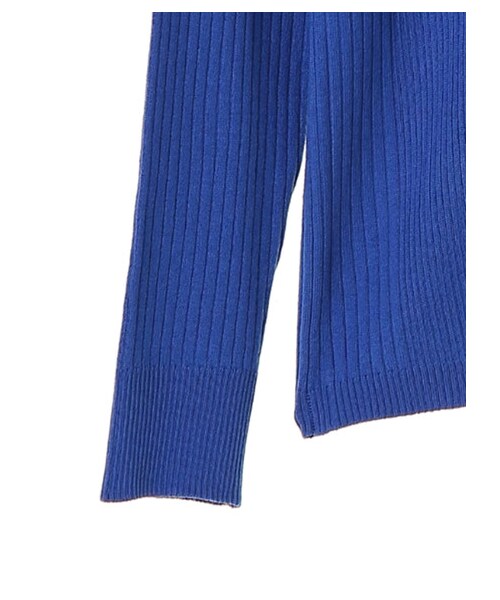 AMERICAN HOLIC（アメリカンホリック）の「20col タートルネックニットプルオーバー（トップス・オフホワイト/杢グレー/ブラック/ピンク/レッド/オレンジ/イエロー/マスタード/グリーン/ロイヤルブルー/ネイビー/パープル/ディープパープル/マルチ/ベージュミクスチャー/ダークグリーン/ボーダー/ボーダーアイボリー/ボーダーキャメル・M/L）」の4枚目の写真