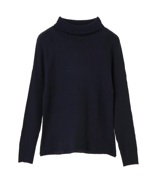 AMERICAN HOLIC（アメリカンホリック）の「20col タートルネックニットプルオーバー（トップス・オフホワイト/杢グレー/ブラック/ピンク/レッド/オレンジ/イエロー/マスタード/グリーン/ロイヤルブルー/ネイビー/パープル/ディープパープル/マルチ/ベージュミクスチャー/ダークグリーン/ボーダー/ボーダーアイボリー/ボーダーキャメル・M/L）」の16枚目の写真