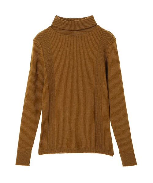 AMERICAN HOLIC（アメリカンホリック）の「20col タートルネックニットプルオーバー（トップス・オフホワイト/杢グレー/ブラック/ピンク/レッド/オレンジ/イエロー/マスタード/グリーン/ロイヤルブルー/ネイビー/パープル/ディープパープル/マルチ/ベージュミクスチャー/ダークグリーン/ボーダー/ボーダーアイボリー/ボーダーキャメル・M/L）」の13枚目の写真