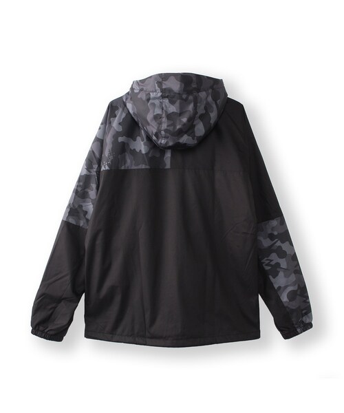 Reebok（リーボック）の「【SWAY着用モデル】ワンシリーズ ウインド フルジップパーカー（ジャケット/アウター・ブラック）」の2枚目の写真