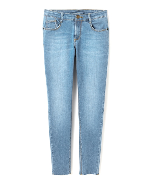 GRL（グレイル）の「ベーシックスキニーデニムパンツ（デニムパンツ・レディース・ライトブルー/ブルー/インディゴ・XS）」の2枚目の写真
