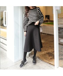 CHERRYKOKO | knit black, skirt(スカート)