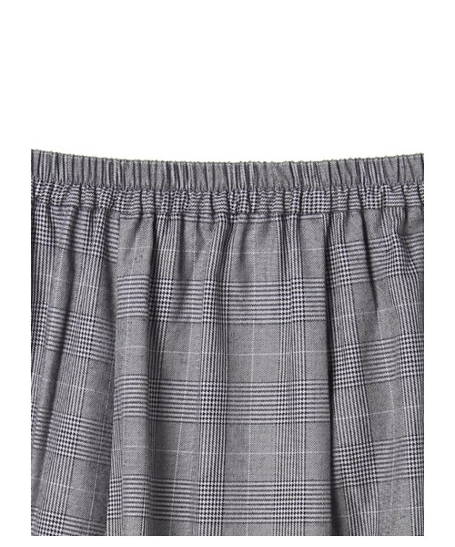 SEVENDAYS=SUNDAY（セブンデイズサンデイ）の「グレンチェックイレギュラーヘムスカート（スカート・グレー/ブラウン・F）」の6枚目の写真