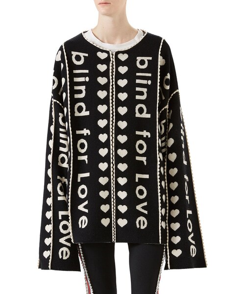 MOCO　GUCCI BLIND FOR LOVE トレーナー 6 Gucci Blind For Love And Wolf Wool Sweater, $1,300