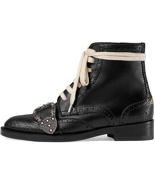 GUCCI（グッチ）の「Gucci Queercore Brogue Lace-Up Boot（ブーツ