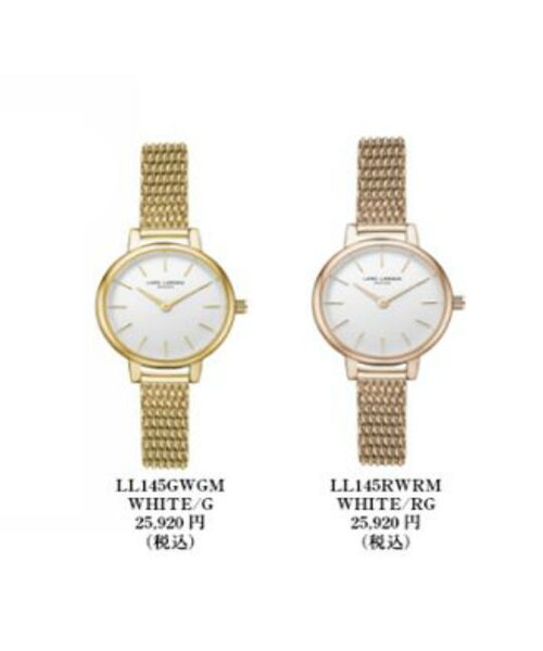 LARS LARSEN（ラースラーセン）の「LLARSEN Lykke （LW45）  (LL145GWGM/RWRM)（アナログ腕時計・レディース・その他）」の4枚目の写真