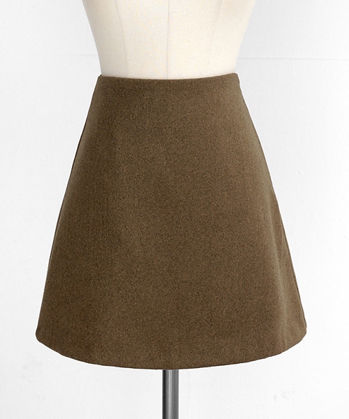 DHOLIC（ディーホリック）の「ウールブレンドAラインミニスカート