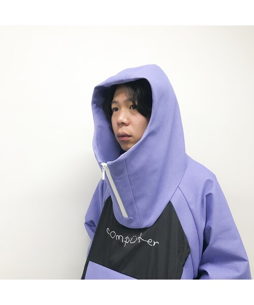 chloma アノラックパーカー chloma（クロマ）の「chloma / comアノラック / ヴェインブルー
