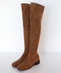 DHOLIC | 2TYPEローヒールスクエアトゥロングブーツ(ブーツ)