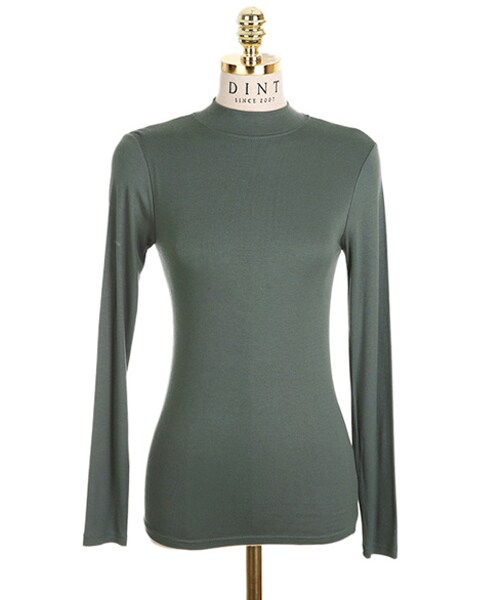 DINT(ディント)の「ジャッドソフトリーベーシックトップ(Tシャツ/カットソー・レディース・White/Beige/Grey/Green・one(44~66size))」の5枚目の写真