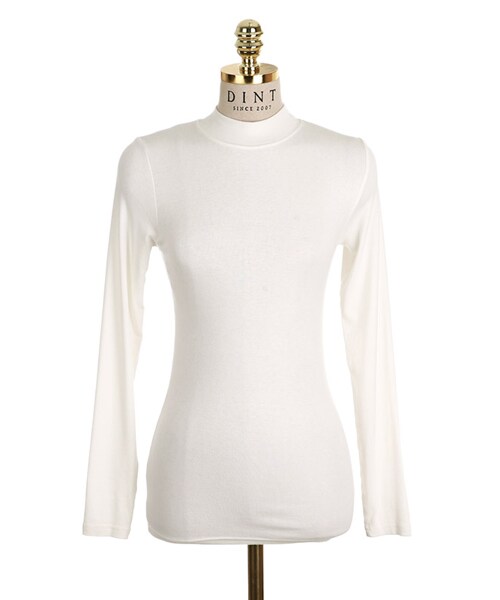 DINT(ディント)の「ジャッドソフトリーベーシックトップ(Tシャツ/カットソー・レディース・White/Beige/Grey/Green・one(44~66size))」の2枚目の写真