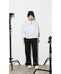 CHEER CLOSET | 【るうこ】ラインベロアパンツ(その他パンツ)